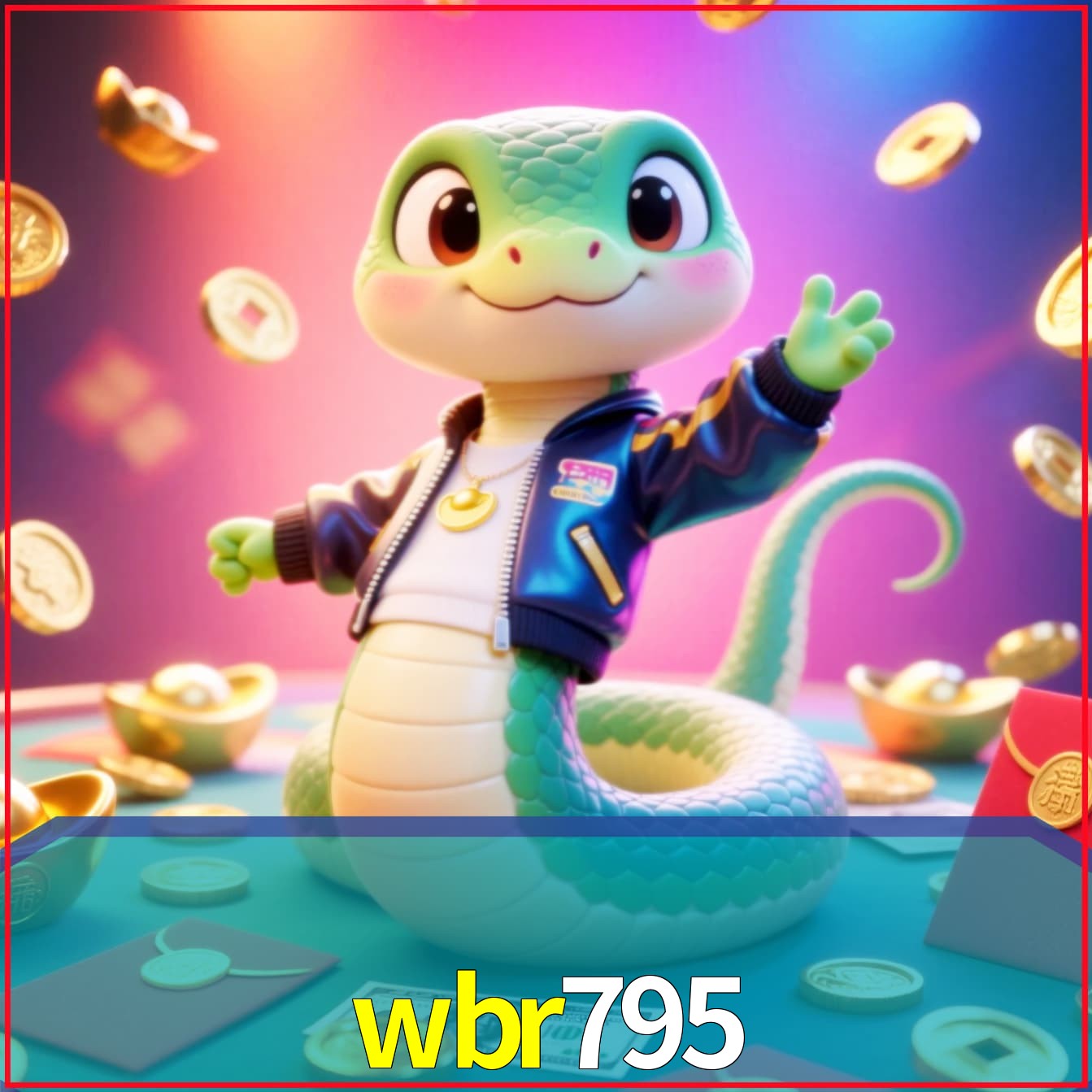 Slot machine 3D icon with number 7 and 1